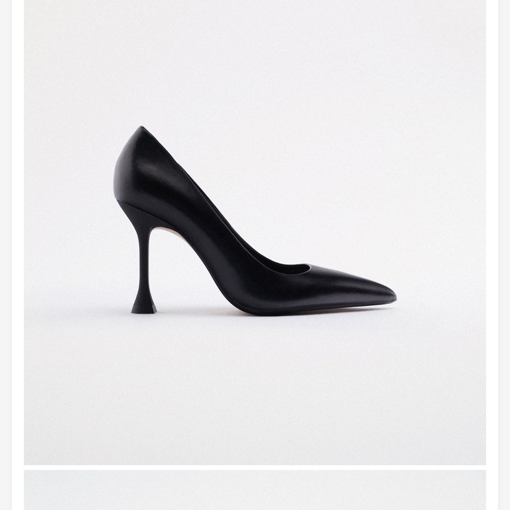 Zara 100% Leather Heels - Picture 4 of 7